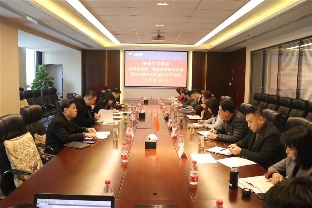 集團(tuán)黨委召開黨組織標(biāo)準(zhǔn)化建設(shè)、 黨建品牌建設(shè)活動(dòng)總結(jié)暨各直屬黨組織落實(shí)從嚴(yán)治黨工作匯報(bào)會議